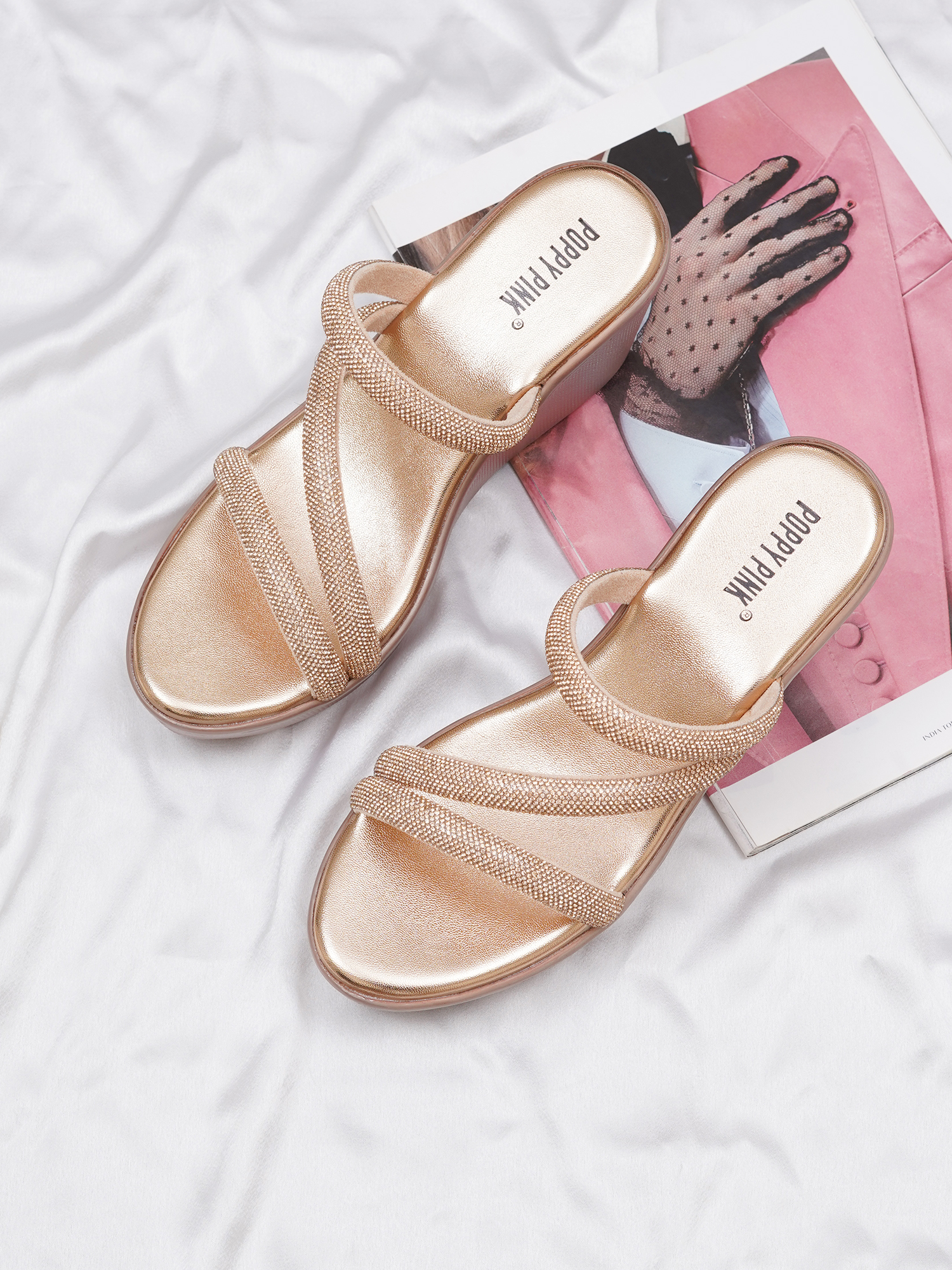 Women Embellished Strappy